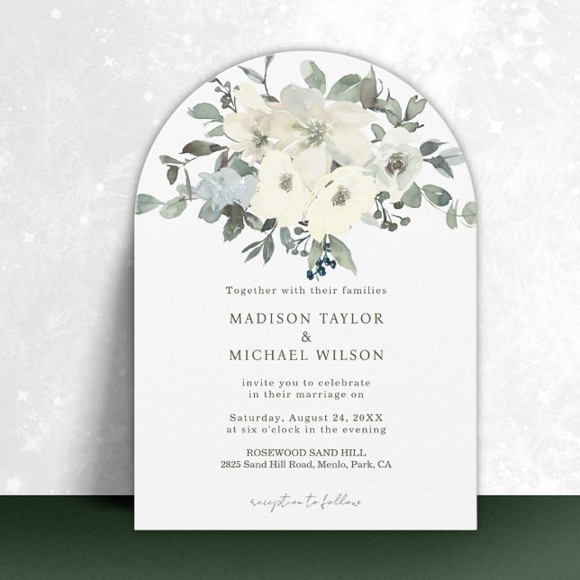 Hochzeit der Elfenbeinflora Einladung (Von Creator hochgeladen)