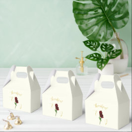 Hochzeit der Elfenbeingoldene Rose Geschenkschachtel