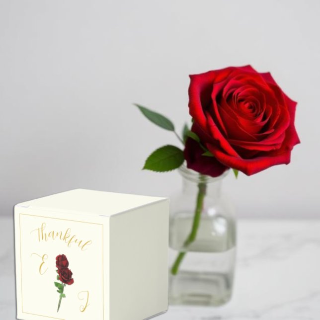 Hochzeit der Elfenbeingoldene Rose Geschenkschachtel (Von Creator hochgeladen)