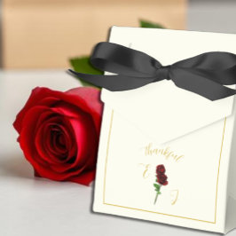 Hochzeit der Elfenbeingoldene Rose Geschenkschachtel