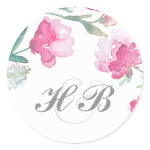 Hochzeit der Floral Watercolor Peony