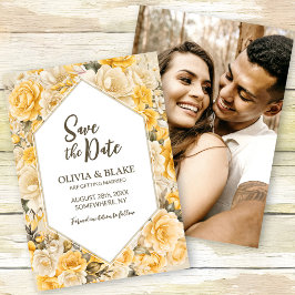 Hochzeit der Gelben Flora Save The Date