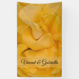 Hochzeit der Gelben Rose Banner
