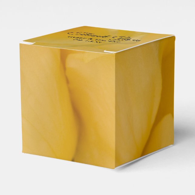 Hochzeit der Gelben Rose Geschenkschachtel (Vorderseite)