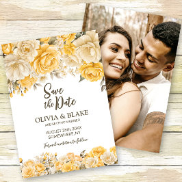 Hochzeit der Gelben Rose Save The Date