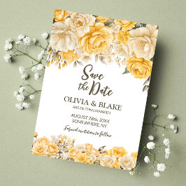 Hochzeit der Gelben Rose Save The Date