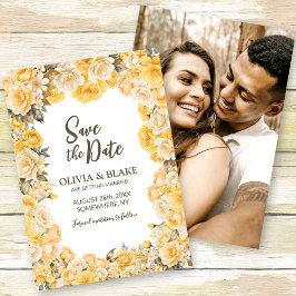 Hochzeit der Gelben Rose Save The Date
