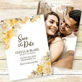 Hochzeit der Gelben Rose Save The Date