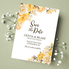 Hochzeit der Gelben Rose Save The Date