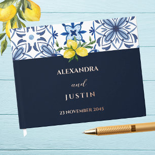 Hochzeit der italienischen Marine Lemon Gästebuch
