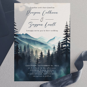 Hochzeit der Kalligraphie des Gebirges