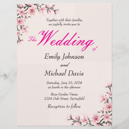 Hochzeit der Kirschblüten aus Japan