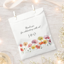 Hochzeit der Mohnblüte Geschenktütchen