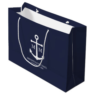 Hochzeit der Nautic Navy Große Geschenktüte