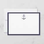 Hochzeit der Nautic Navy Hinweiskarte<br><div class="desc">Moderne Nautical Navy Blue Anchor Wedding Advice and Wishings Card mit marineblau blauem Anker auf weißem Hintergrund mit marineblau blauer Grenze. Ideal für Hochzeiten,  Babydusche,  Geburtstagsparty,  Brautparty,  Junggeselinnen-Abschied und alle besondere Anlässe.</div>