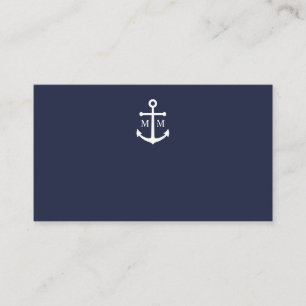 Hochzeit der Nautic Navy Platzkarte