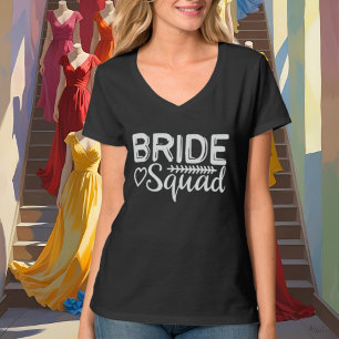 Hochzeit der niedlichen Brautschwadronen T-Shirt