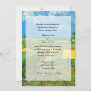 Hochzeit der Religionen. Weizenfelder bei Auvers Einladung