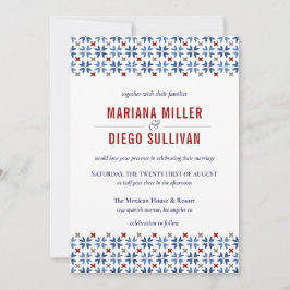 Hochzeit der spanischen Marine und des Roten Tils Einladung