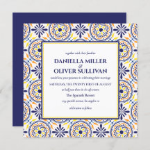 Hochzeit der spanischen Marine Yellow Tile