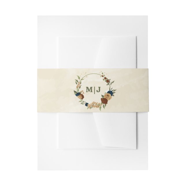 Hochzeit der Terrakotta marina Einladungsbanderole (Vorderseite Beispiel)