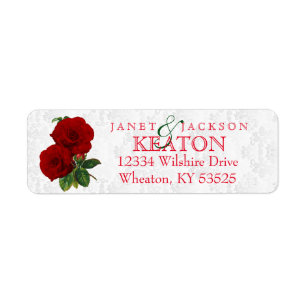 Hochzeit der tiefen Rote Rose