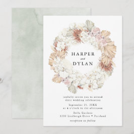 Hochzeit der tropischen Liebe Einladung