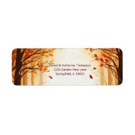 Hochzeit der verzauberten Herbsternte Silhouette