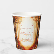 Hochzeit der verzauberten Herbsternte Silhouette