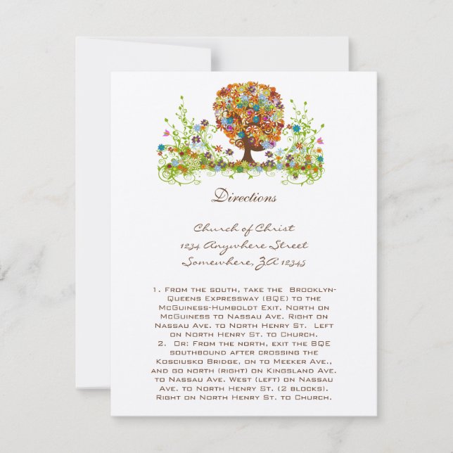 Hochzeit der verzauberten Waldseite Einladung (Vorderseite)