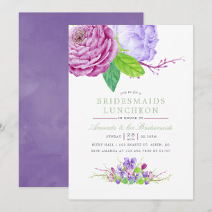 Hochzeit der Wasserfarben Einladung