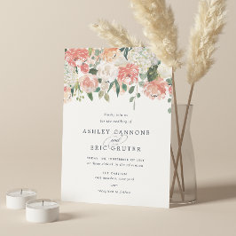 Hochzeit der Wasserfarben im Sommer Einladung