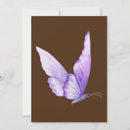 Hochzeit der Wasserfarben-Lavendel Einladung