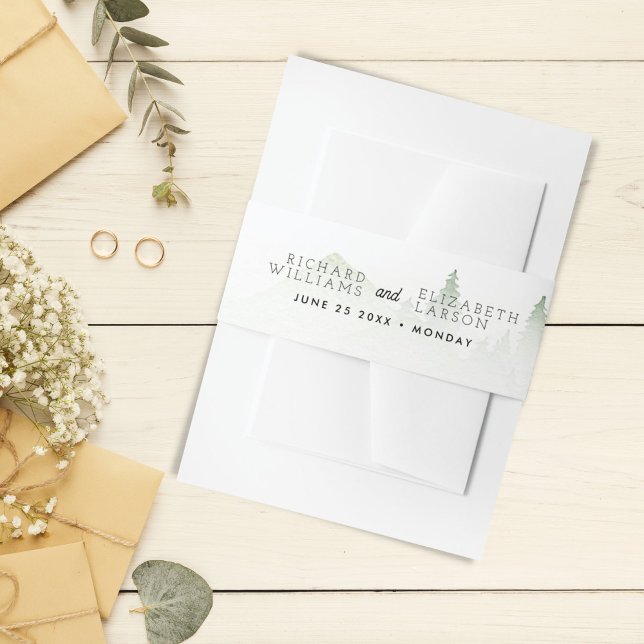 Hochzeit der Wildblume Einladungsbanderole (Von Creator hochgeladen)