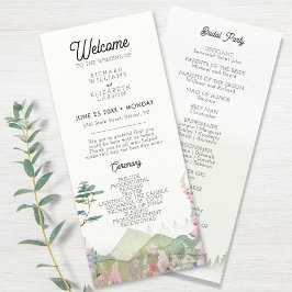 Hochzeit der Wildblume Programm