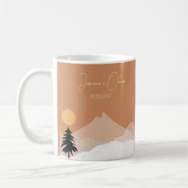 Hochzeit der Wüste Terracotta Kaffeetasse