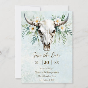 Hochzeit des Bohemischen Watercolor Save The Date