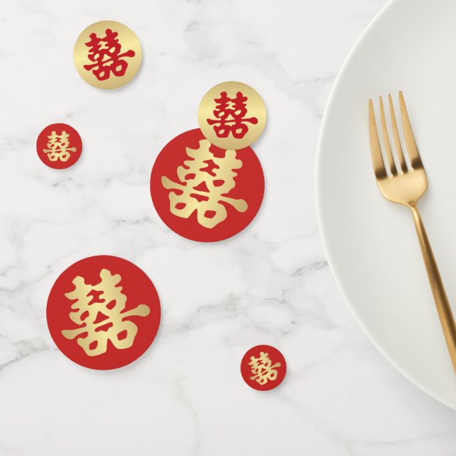 Hochzeit des doppelten Glücks Konfetti (Gruppe)