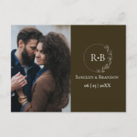 Hochzeit des dunkelbraunen Fotos