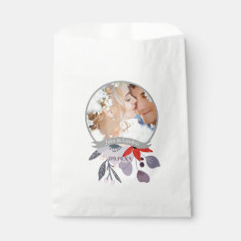 Hochzeit des lila Rosa Blumenkreides Geschenktütchen