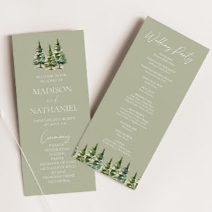 Hochzeit des Minimalistischen Winterschneewaldes Programm