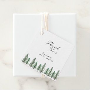 Hochzeit des Pinienwaldes Geschenkanhänger