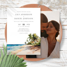 Hochzeit des Tropical Beach Destination Foto
