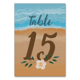Hochzeit des tropischen Meeres Tischnummer