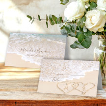 Hochzeit des tropischen Strandes mit blauem Ozean