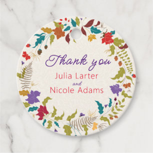 Hochzeit des Wildgartens Rose Woods Exotic Flower Geschenkanhänger