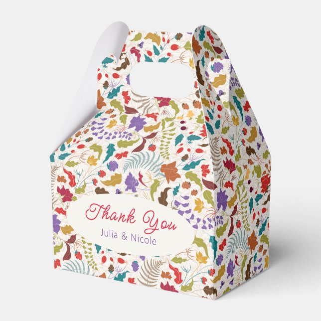 Hochzeit des Wildgartens Rose Woods Exotic Flower  Geschenkschachtel (Vorderseite)