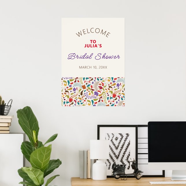 Hochzeit des Wildgartens Rose Woods Exotic Flower  Poster (Heimbüro)