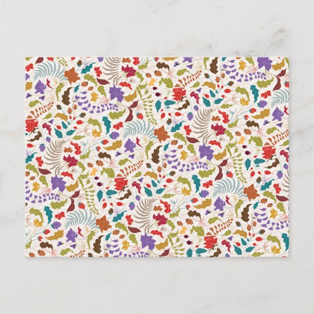 Hochzeit des Wildgartens Rose Woods Exotic Flower  Postkarte (Vorderseite)