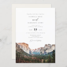 Hochzeit des Yosemite Nationalparks Skyline